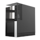 A small tile product image of Geometric Future Model 4 - Compact 35L Mid Tower eATX Case (Black/Silver)