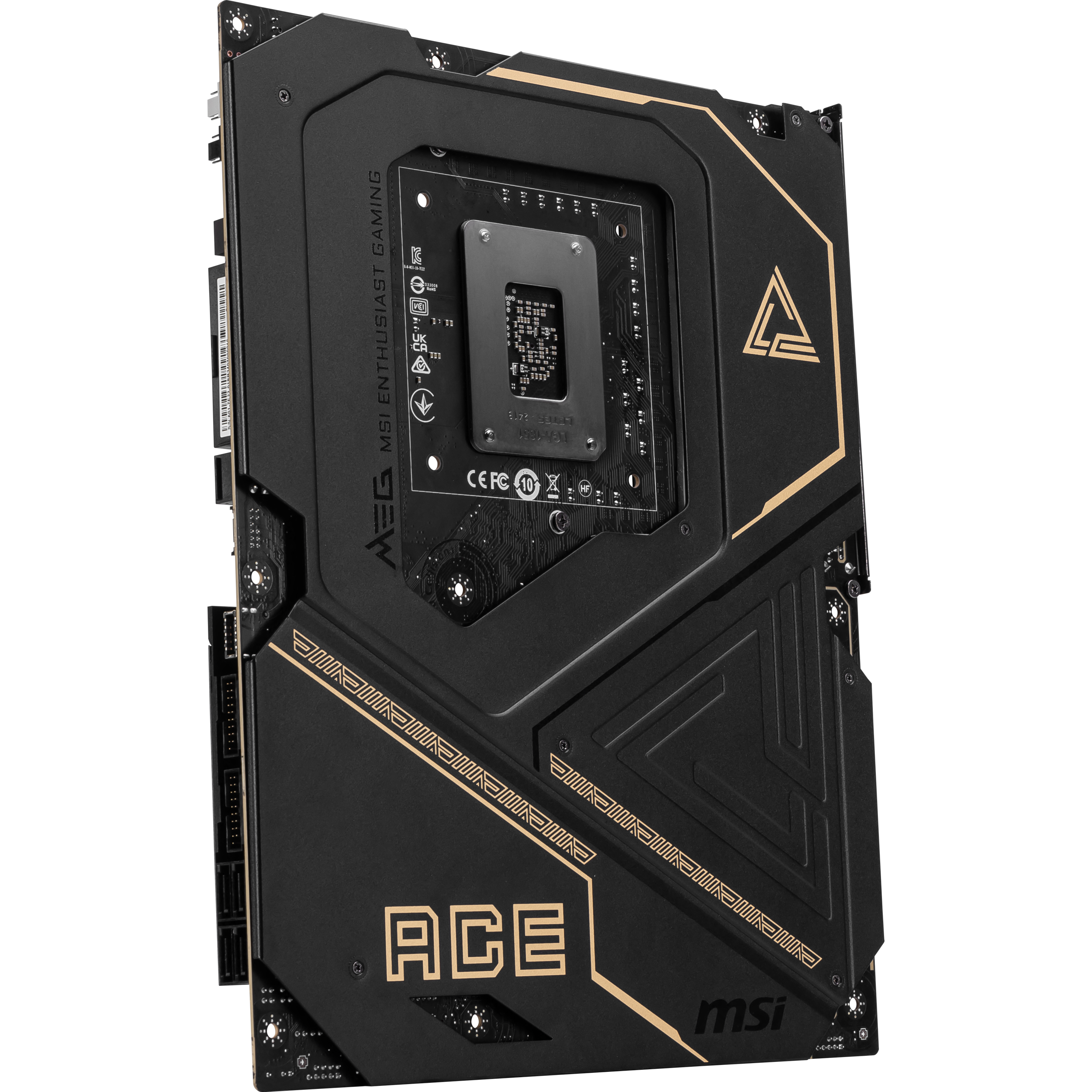 A large main feature product image of MSI MEG Z890 Ace LGA1851 ATX Desktop Motherboard