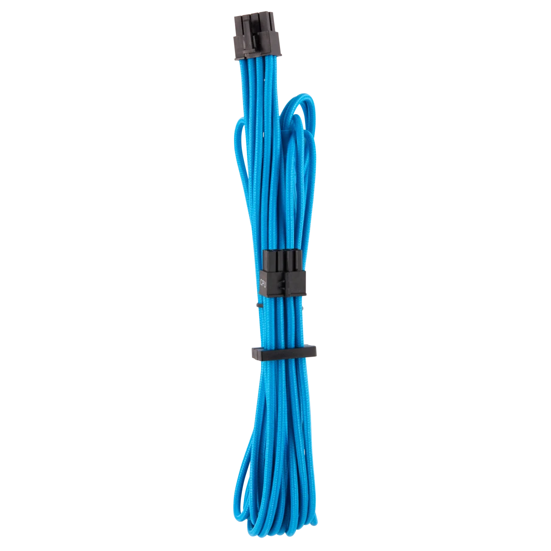 A large main feature product image of Corsair Premium Individually Sleeved PSU Cables Starter Kit Type 4 Gen 4 (Blue)