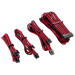 A product image of Corsair Premium Individually Sleeved PSU Cables Starter Kit Type 4 Gen 4 (Black/Red)