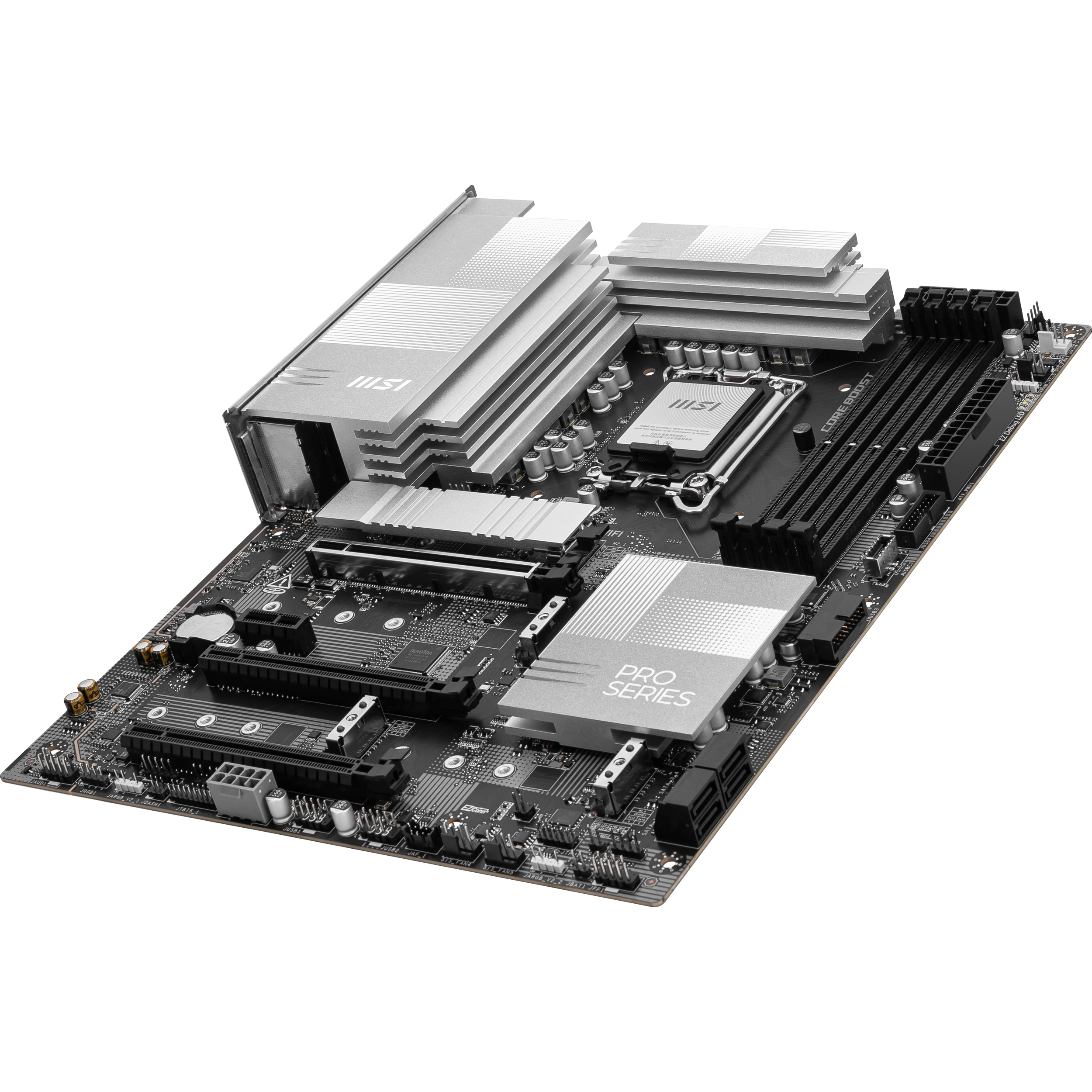 A large main feature product image of MSI PRO Z890-P WiFi LGA1851 ATX Desktop Motherboard