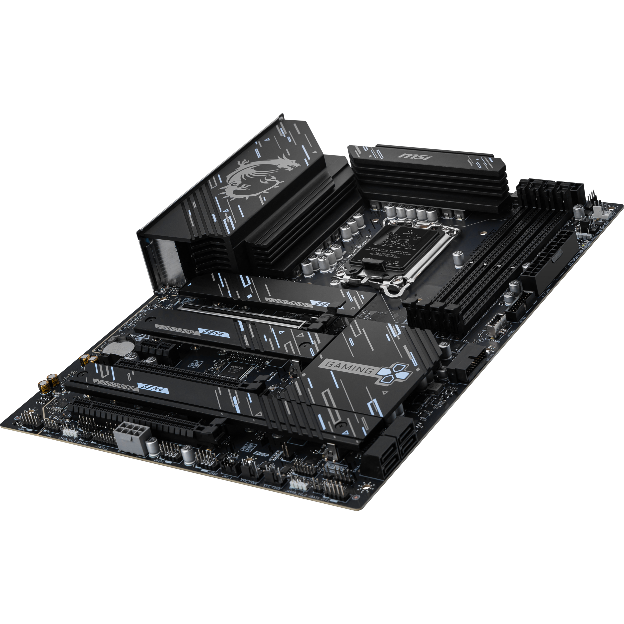 A large main feature product image of MSI Z890 Gaming Plus WiFi LGA1851 ATX Desktop Motherboard