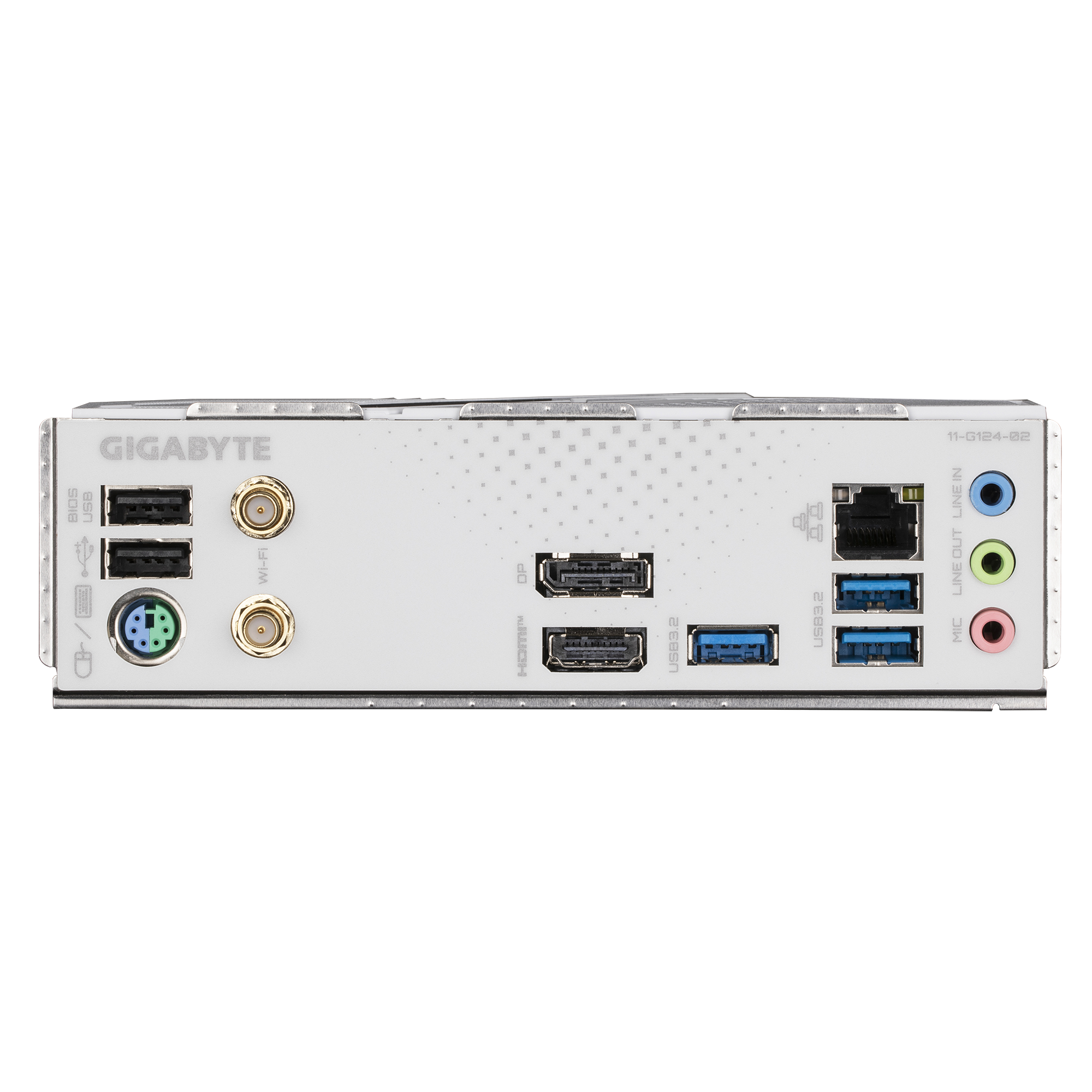 A large main feature product image of Gigabyte B760M Gaming Plus WiFi DDR4 LGA1700 mATX Desktop Motherboard