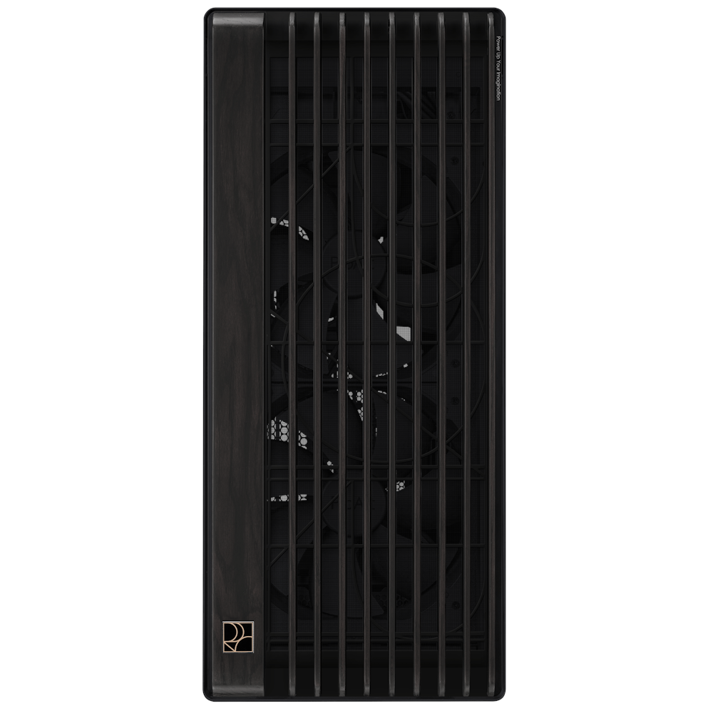 A large main feature product image of ASUS ProArt PA602 Mid Tower Case - Wood TG