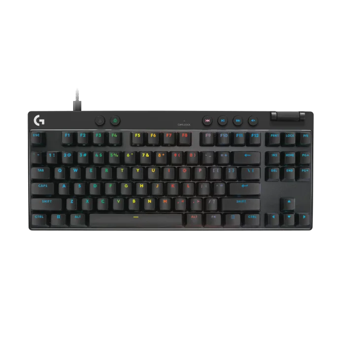 A large main feature product image of Logitech G PRO X TKL Rapid - Analog Wired Gaming Keyboard