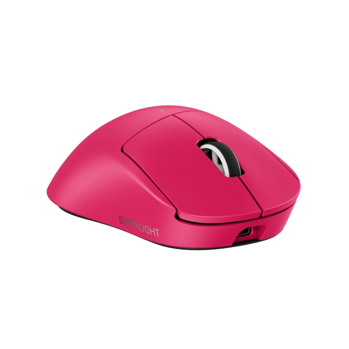 A large main feature product image of Logitech G PRO X SUPERLIGHT 2 DEX - 60g Lightweight Wireless Gaming Mouse (Magenta)