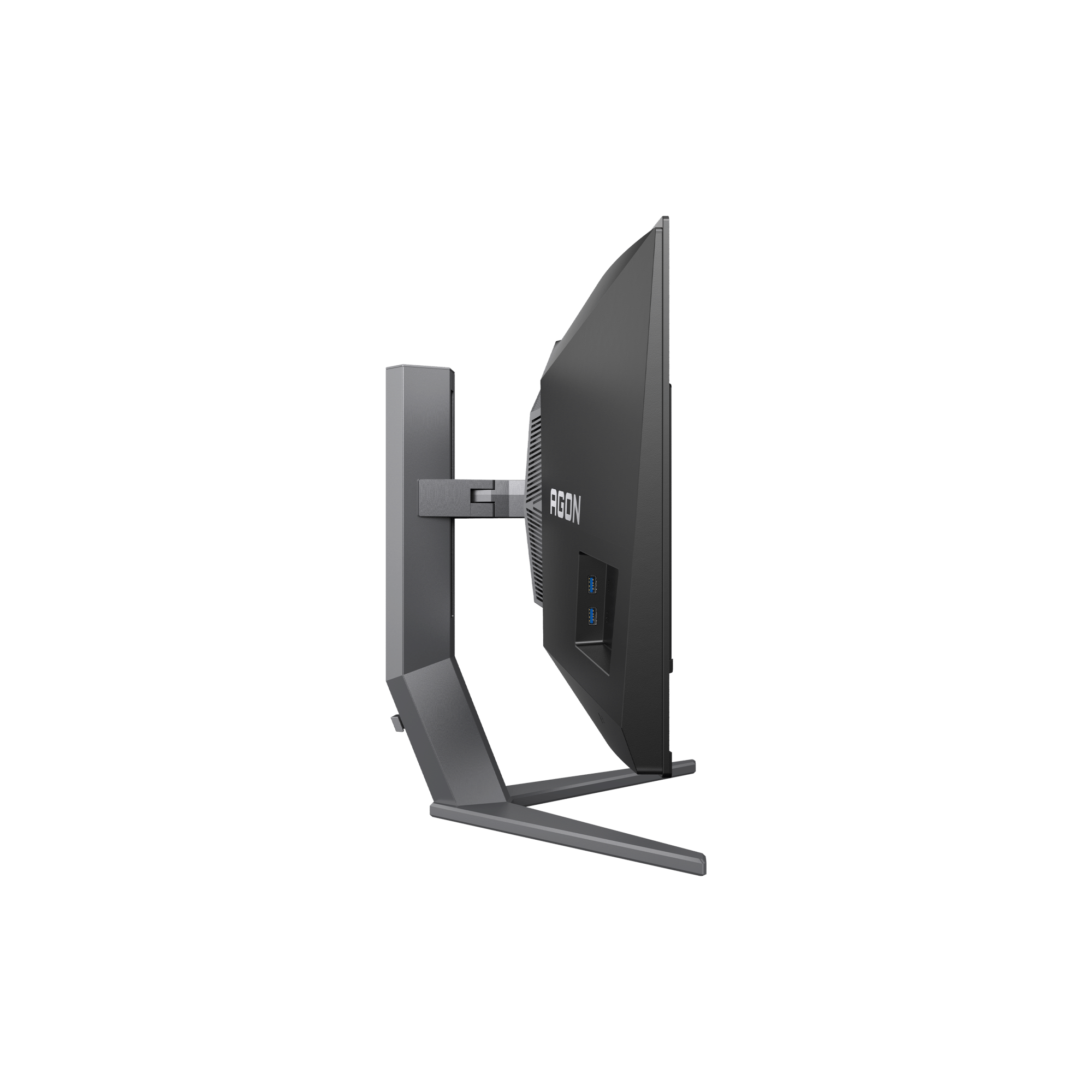 A large main feature product image of AOC Gaming AG346UCD - 34" Curved 1440p Ultrawide 175Hz 0.03ms OLED Monitor