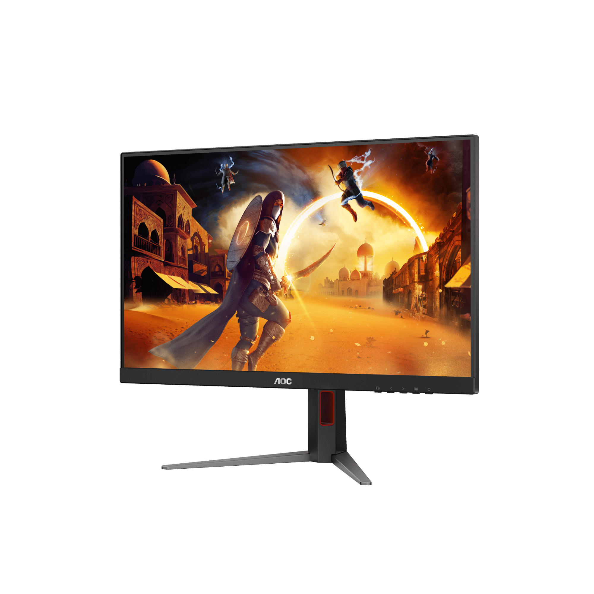 A large main feature product image of AOC Gaming Q27G4F - 27" 1440p 180Hz 0.5ms IPS Monitor