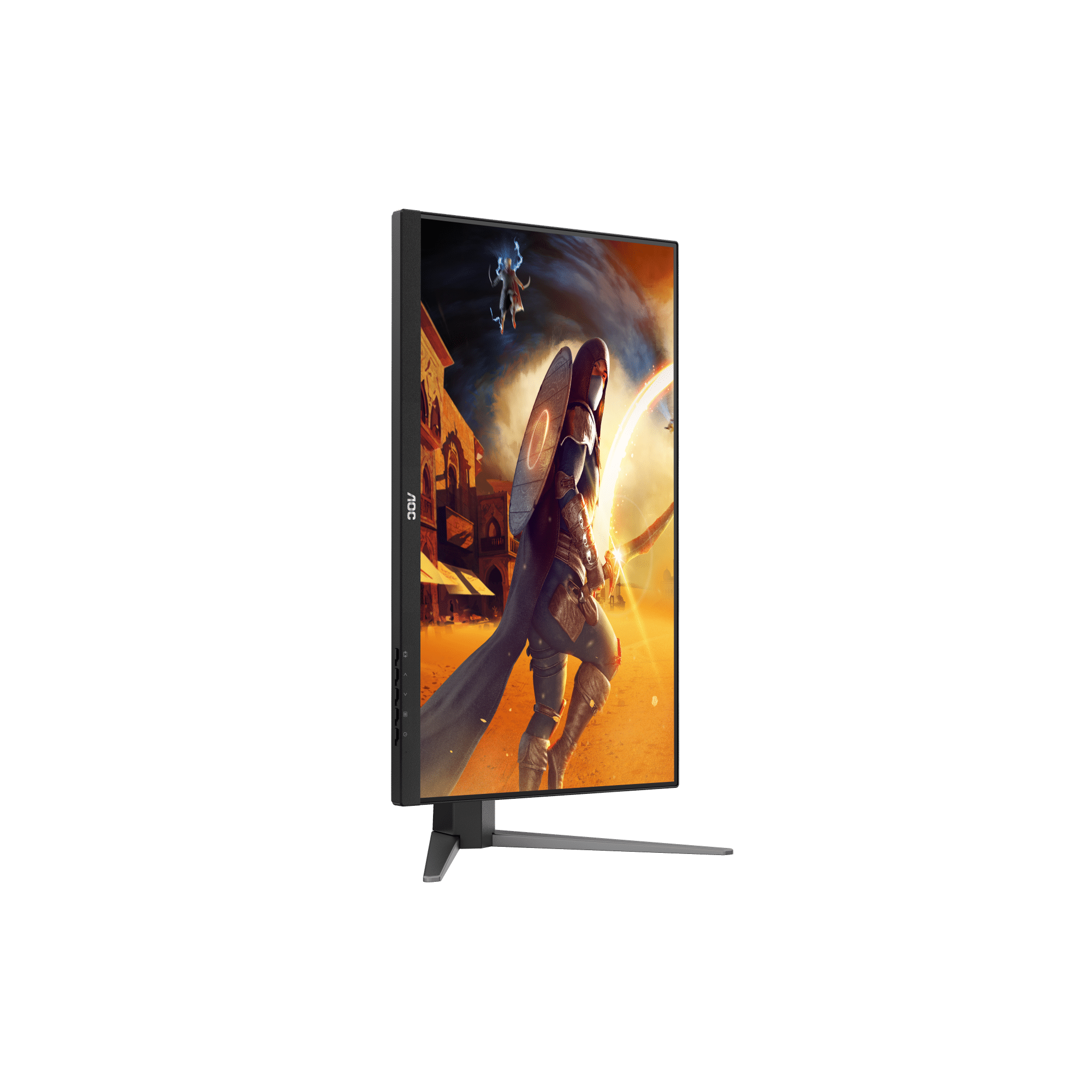 A large main feature product image of AOC Gaming Q27G4F - 27" 1440p 180Hz 0.5ms IPS Monitor