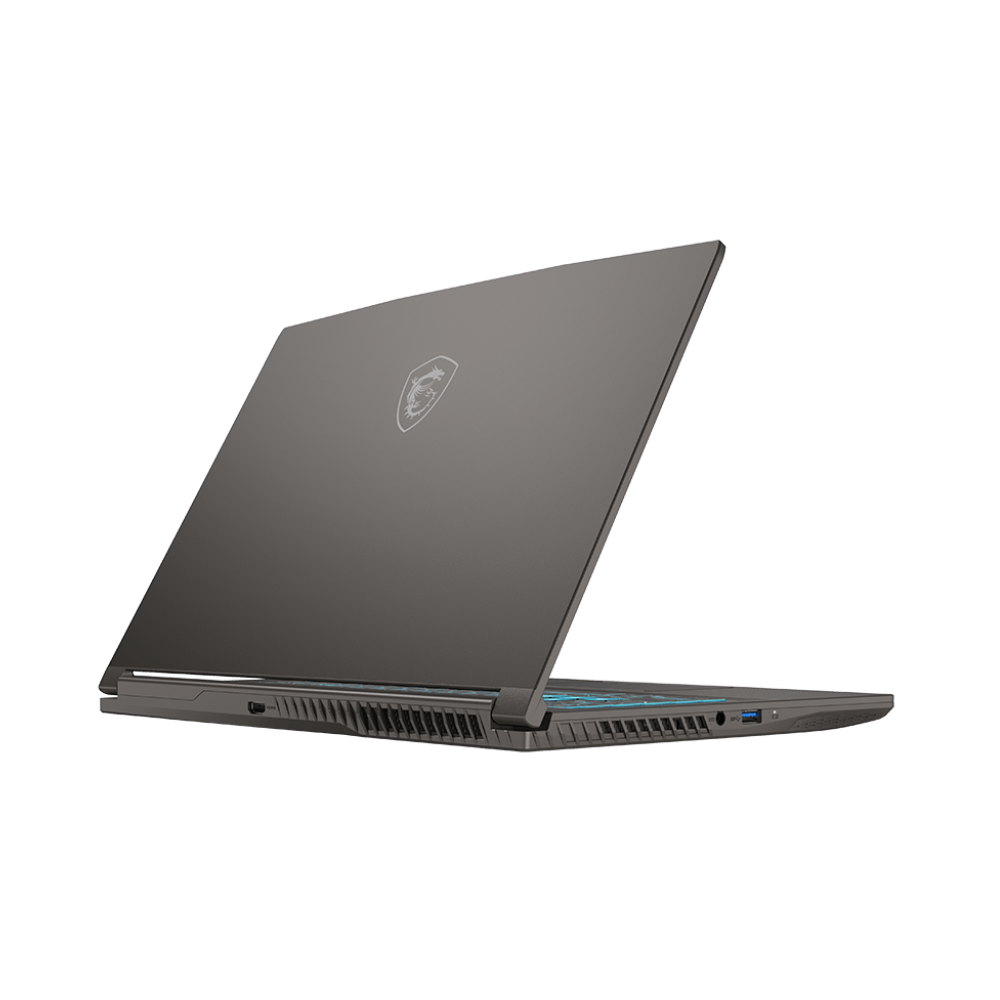 A large main feature product image of MSI Thin 15 (B13U) - 15.6" 144Hz, i5-13420H, RTX 3050, 8GB/512GB - Win 11 Gaming Notebook