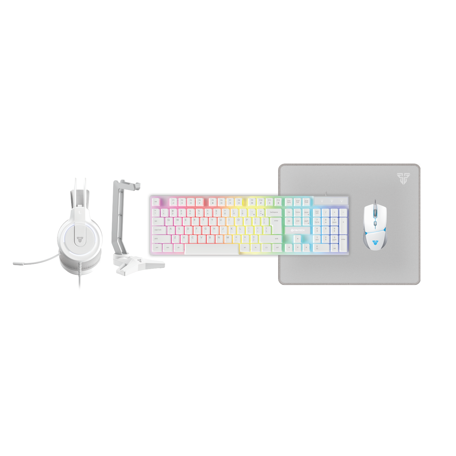 A large main feature product image of Fantech P51 5-in-1 Power Bundle - White