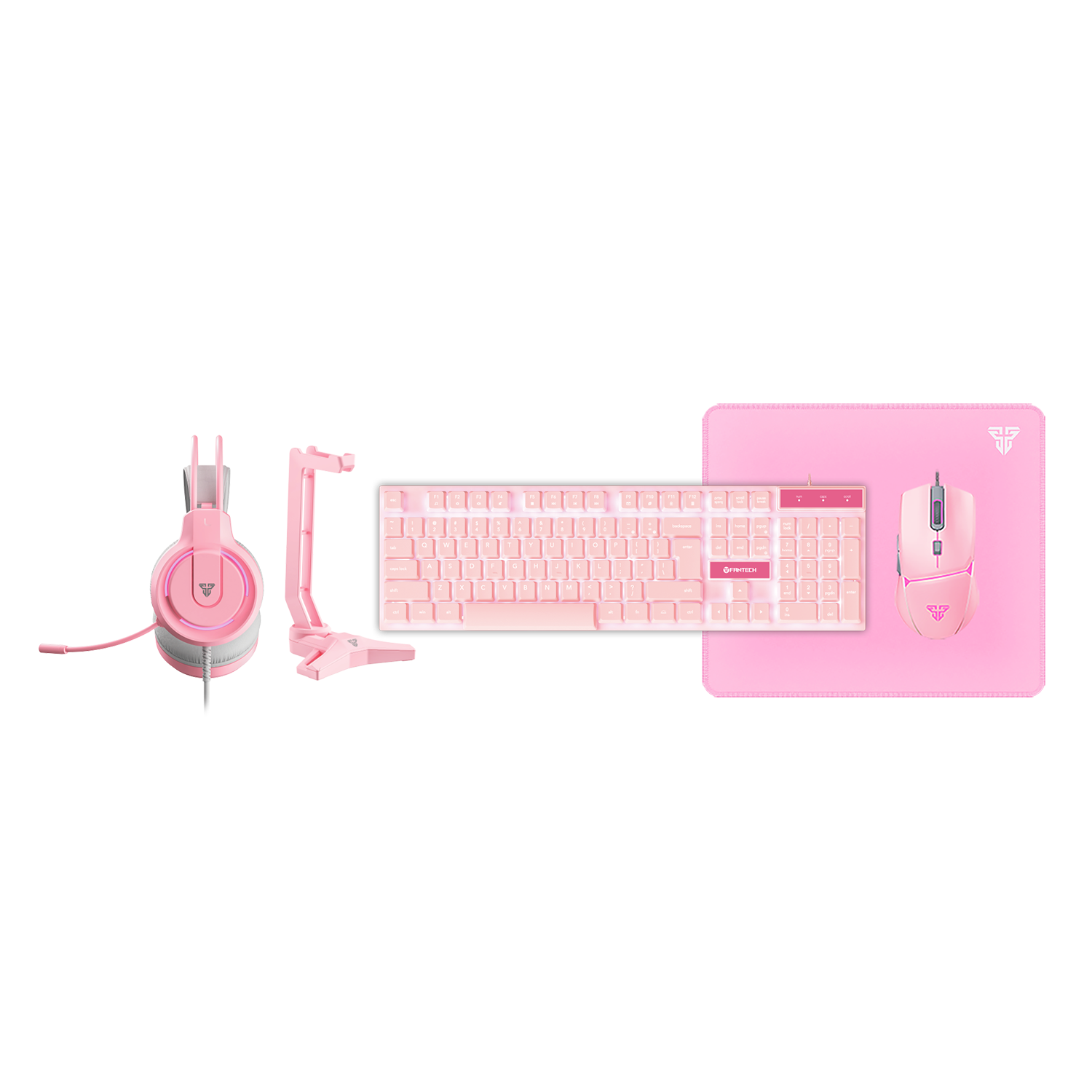A large main feature product image of Fantech P51 5-in-1 Power Bundle - Pink