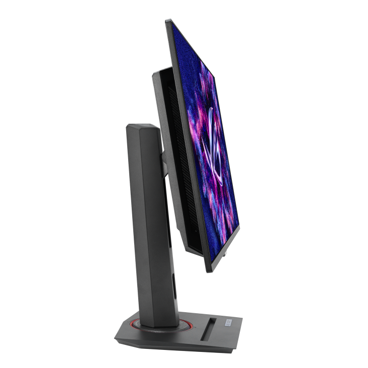 A large main feature product image of ASUS ROG Strix XG27ACDNG - 27" 1440p 360Hz 0.03ms QD-OLED Gaming Monitor