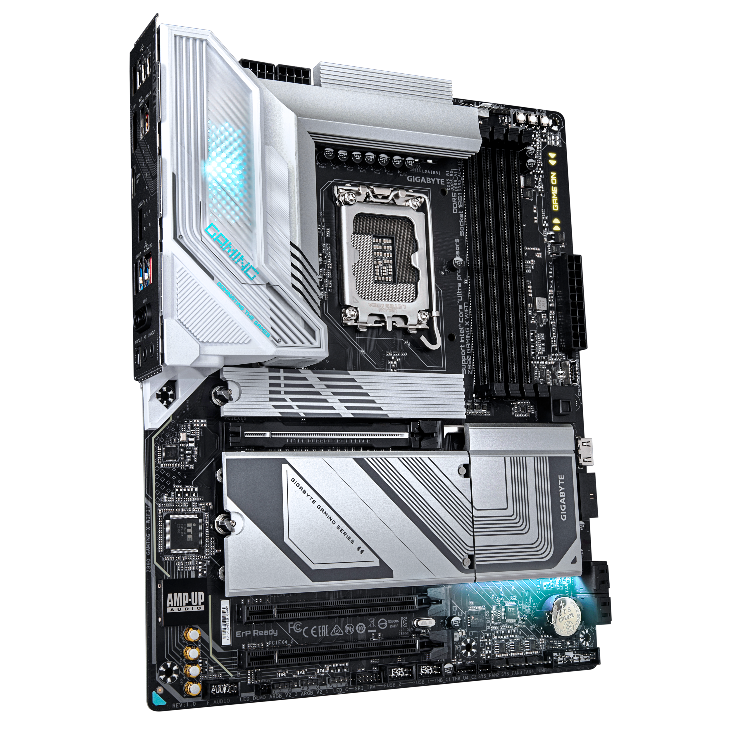 A large main feature product image of Gigabyte Z890 Gaming X WiFi7 LGA1851 ATX Desktop Motherboard