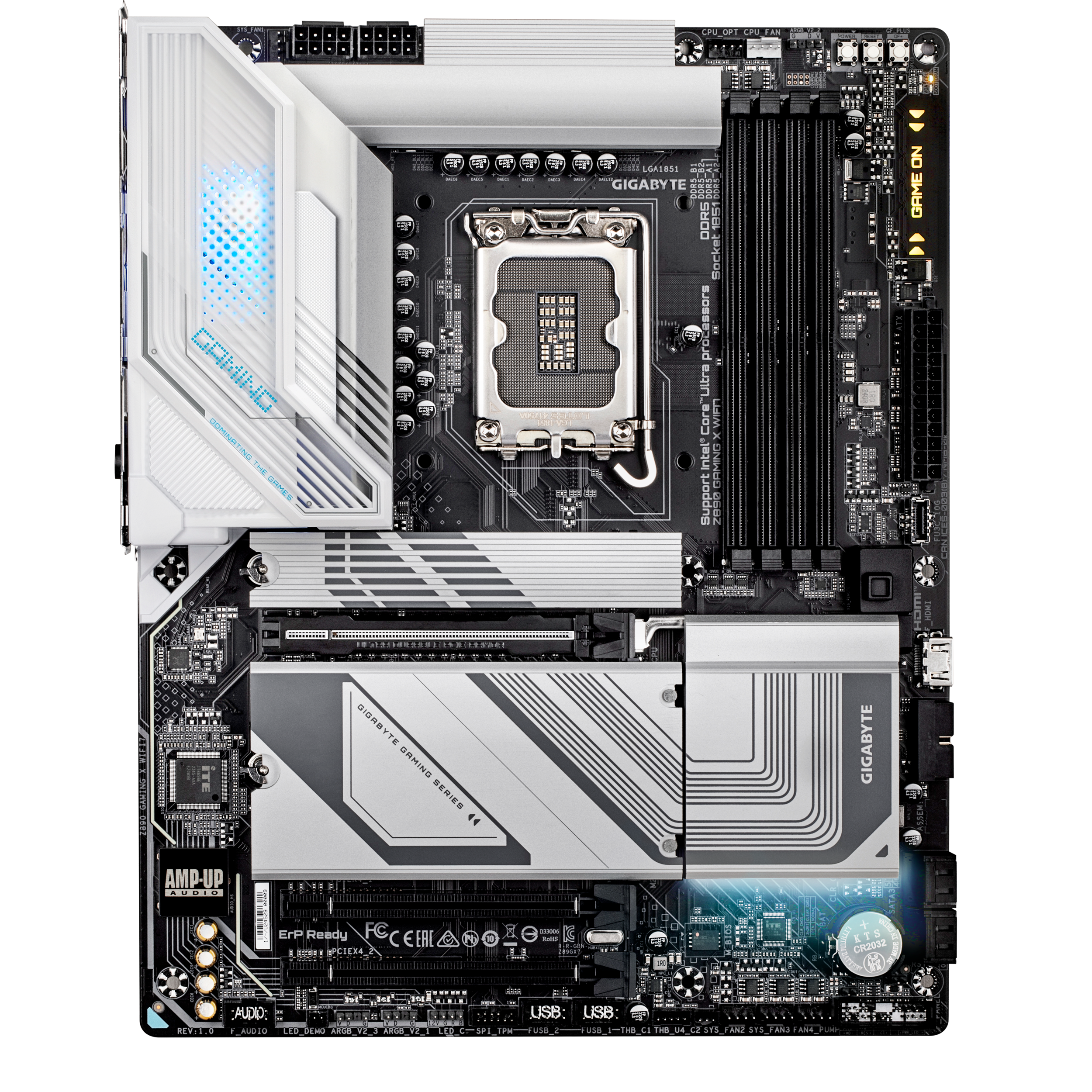 A large main feature product image of Gigabyte Z890 Gaming X WiFi7 LGA1851 ATX Desktop Motherboard
