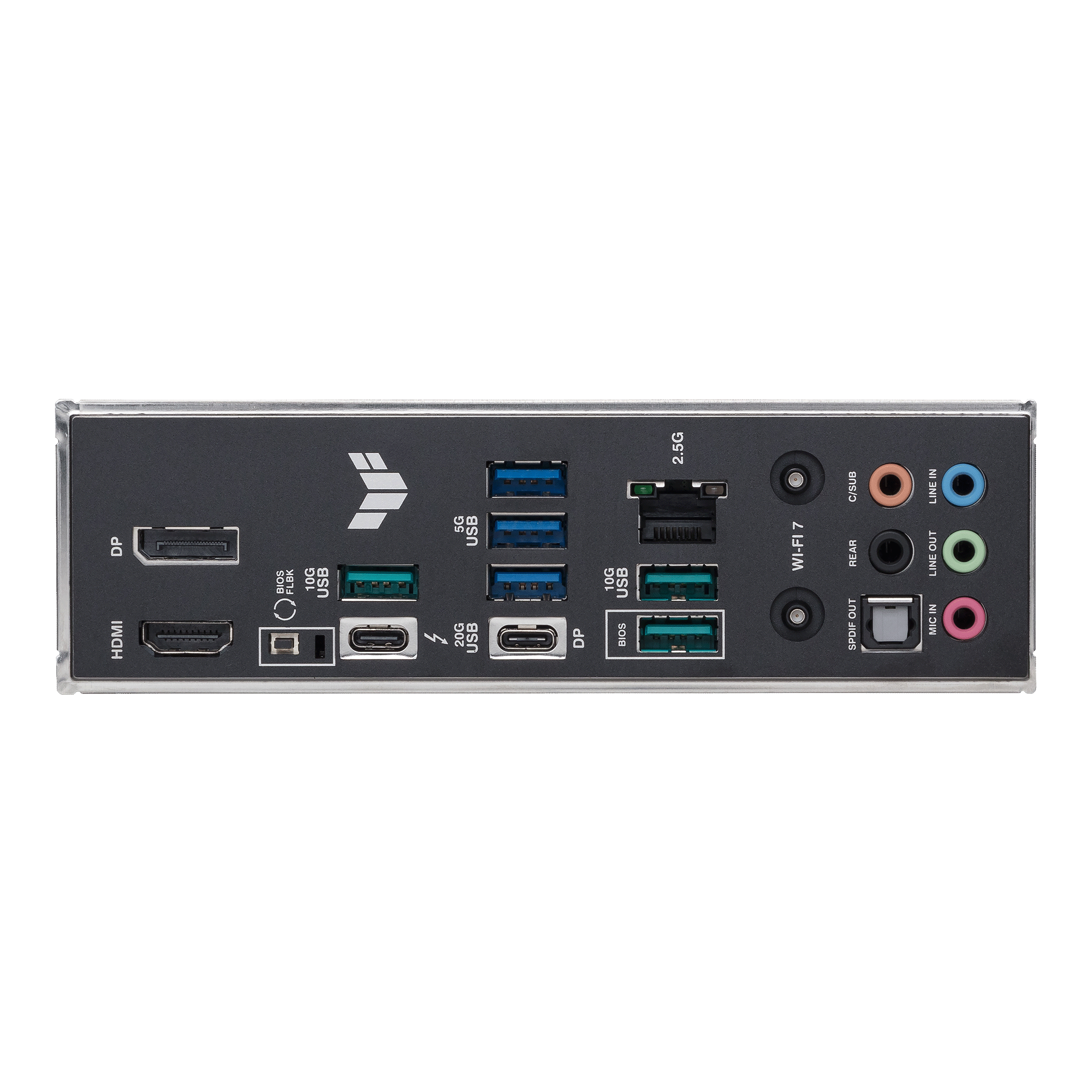 A large main feature product image of ASUS TUF Gaming Z890-PLUS WiFi LGA1851 ATX Desktop Motherboard