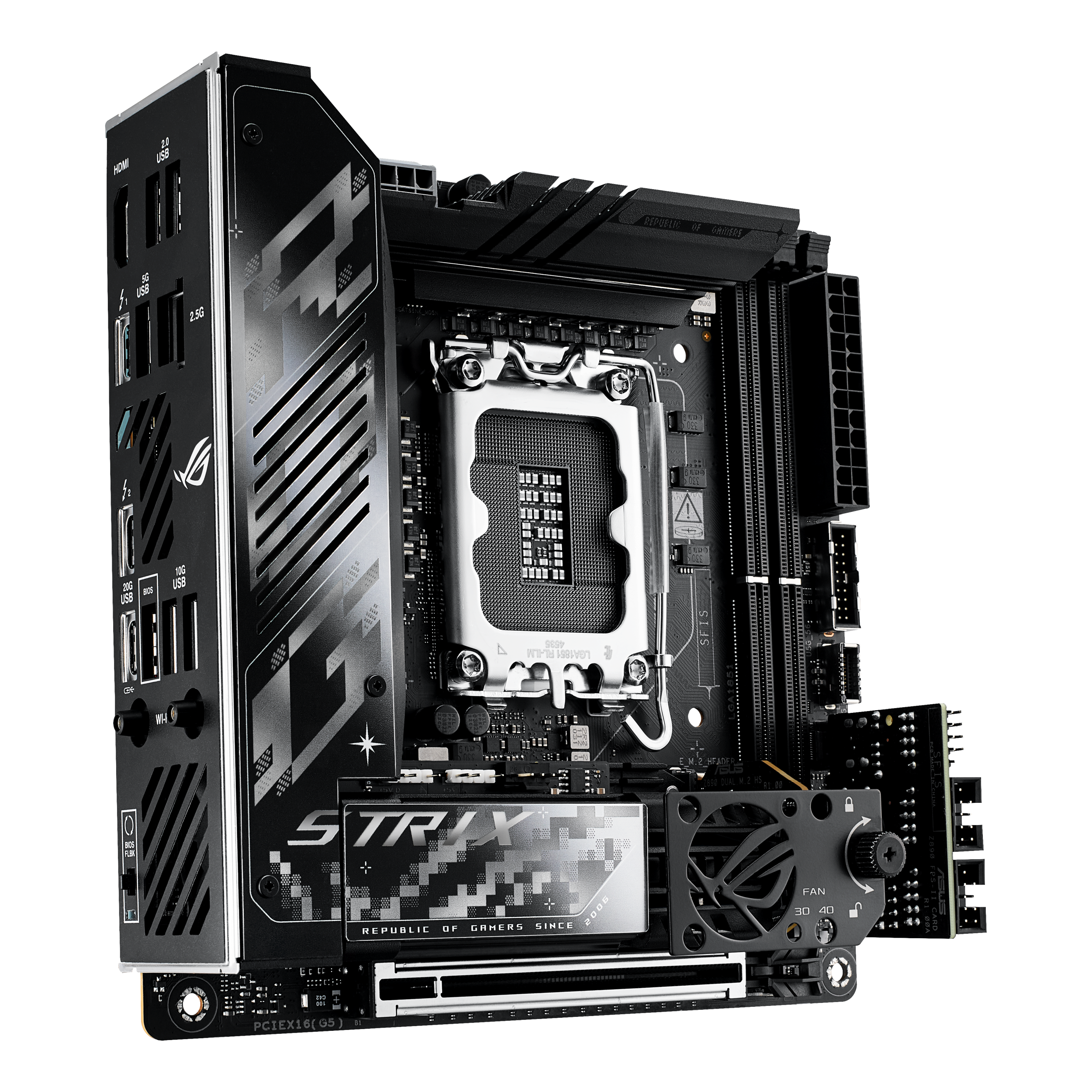 ASUS ROG Strix Z890-I Gaming WiFi LGA1851 Mini-ITX Desktop