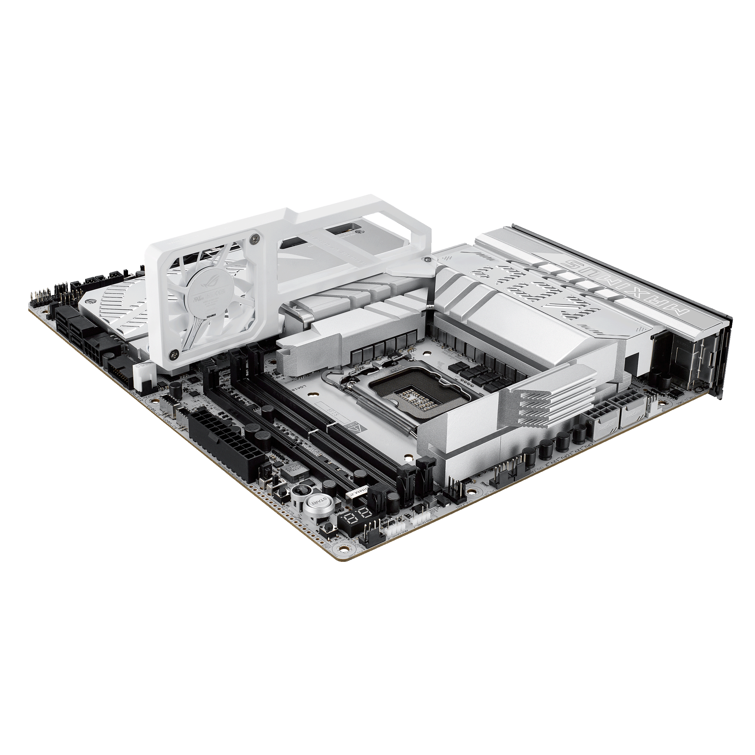 A large main feature product image of ASUS ROG Maximus Z890 Apex LGA1851 ATX Desktop Motherboard