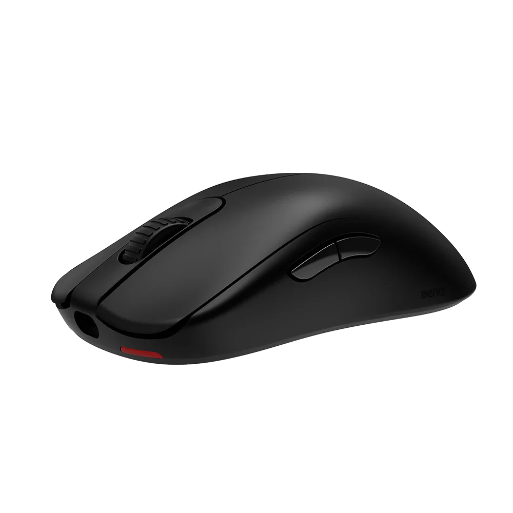 A large main feature product image of BenQ ZOWIE FK2-DW 4K Wireless Gaming Mouse - Low Profile