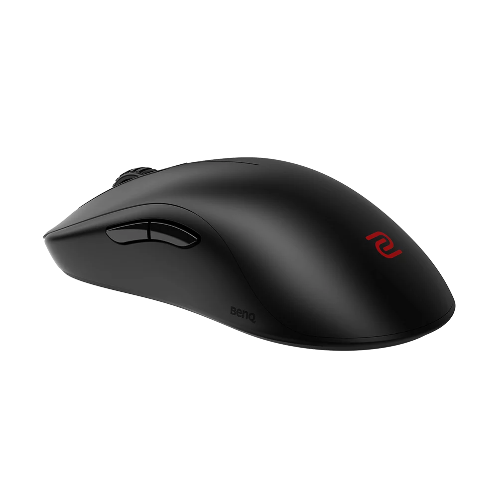 A large main feature product image of BenQ ZOWIE FK2-DW 4K Wireless Gaming Mouse - Low Profile