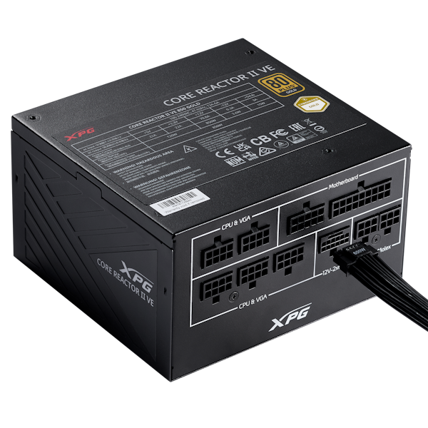 【新品】XPG CORE REACTOR 850 GOLD 850W XPG CORE REACTOR Modular Power Supply