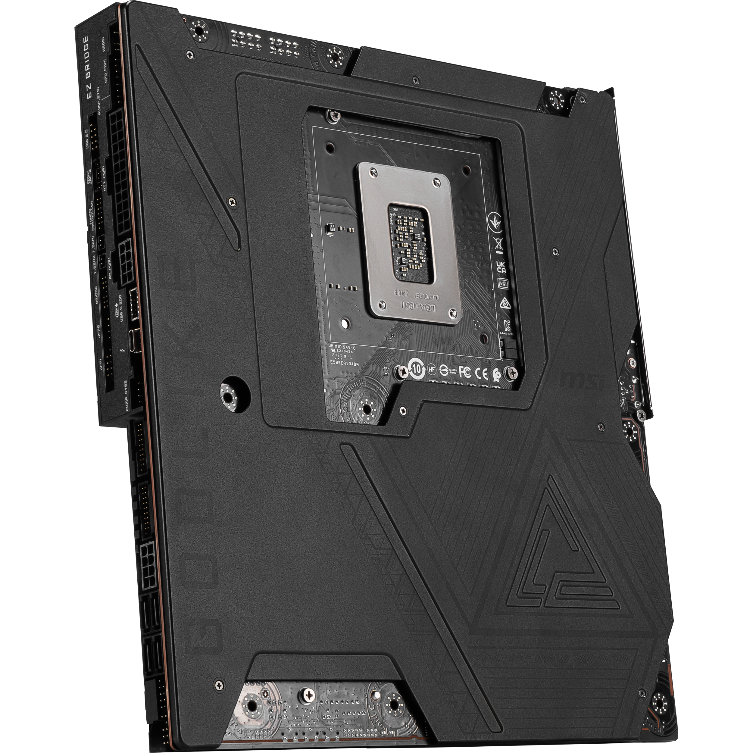 A large main feature product image of MSI MEG Z890 Godlike LGA1851 E-ATX Desktop Motherboard