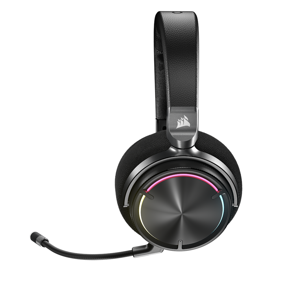 A large main feature product image of Corsair VIRTUOSO MAX WIRELESS Gaming Headset (Carbon)