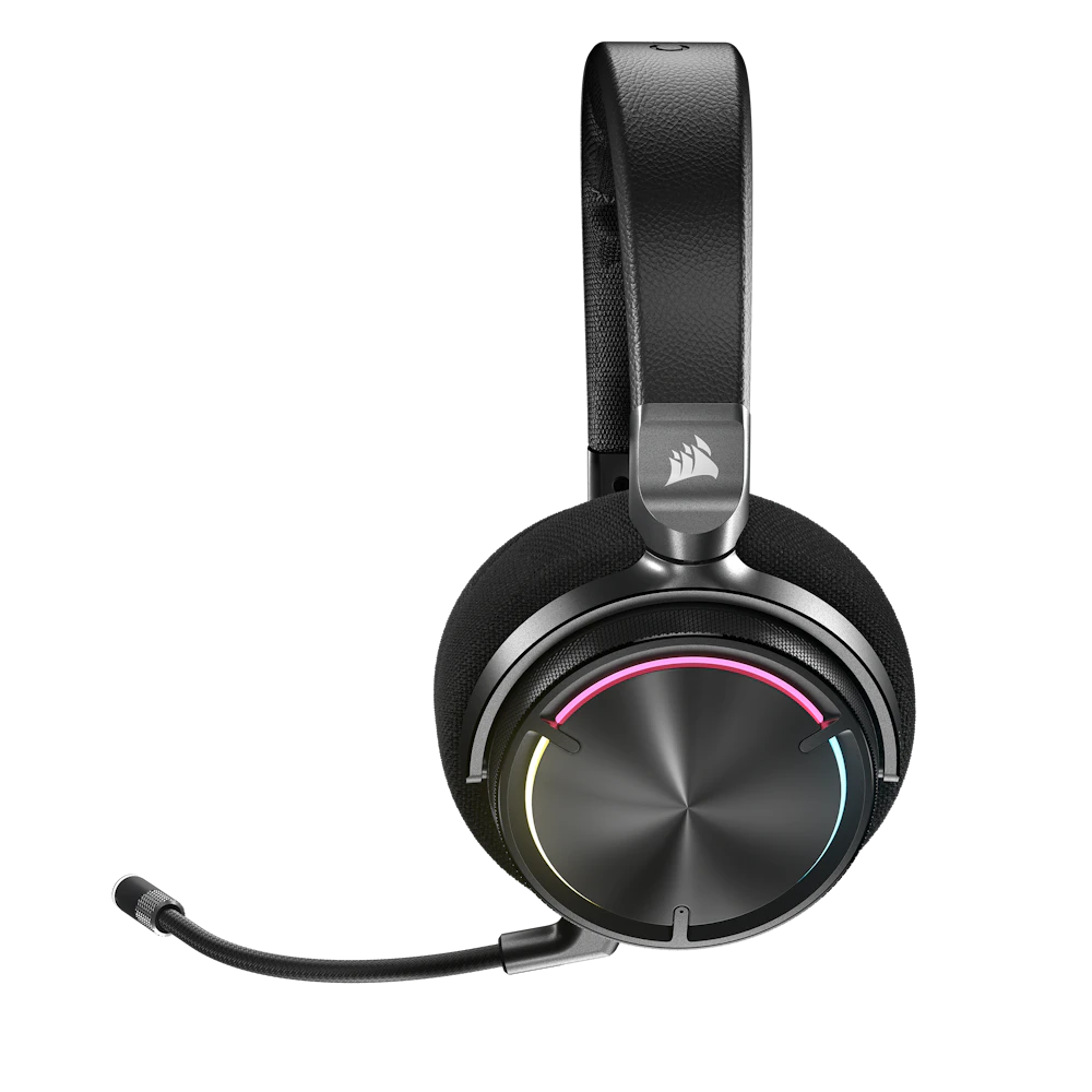 A large main feature product image of Corsair VIRTUOSO MAX WIRELESS Gaming Headset (Carbon)