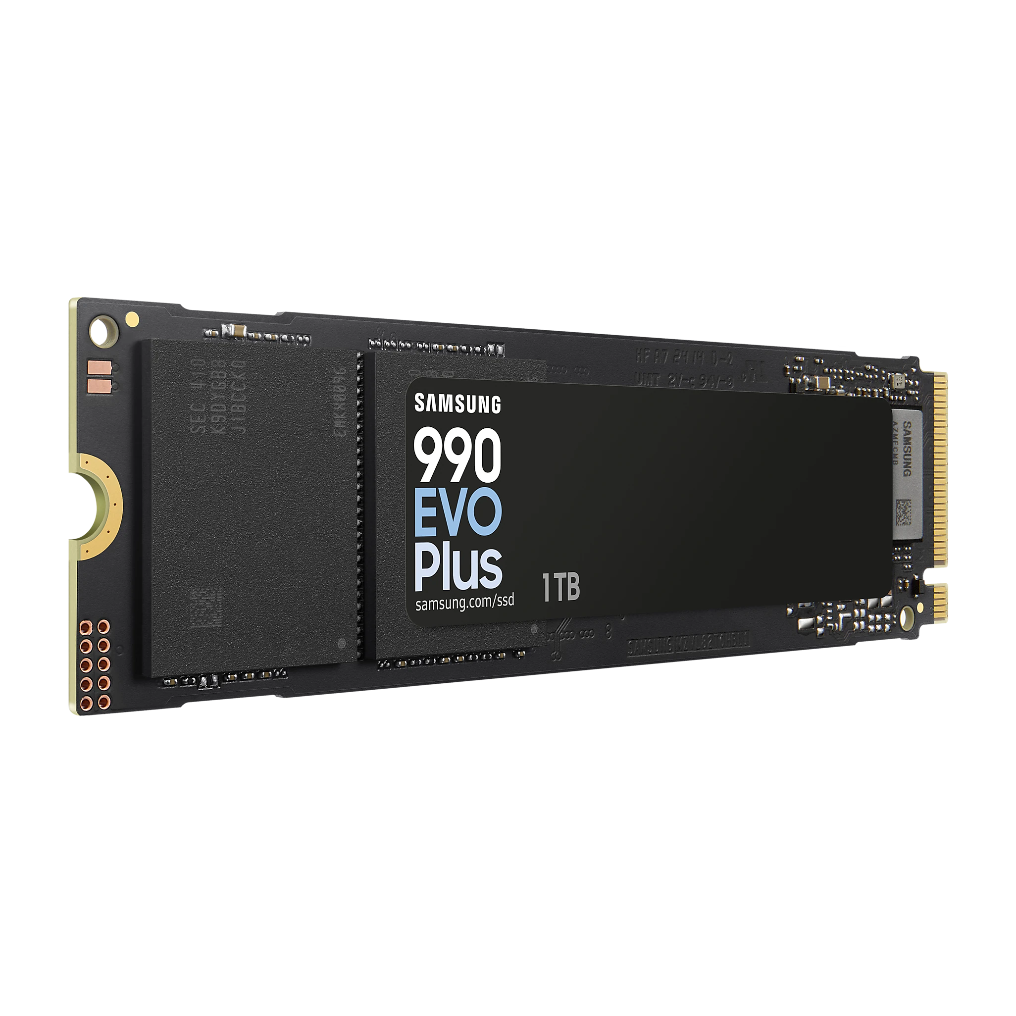 A large main feature product image of Samsung 990 Evo PLUS PCIe Gen5/4 NVMe M.2 SSD - 1TB
