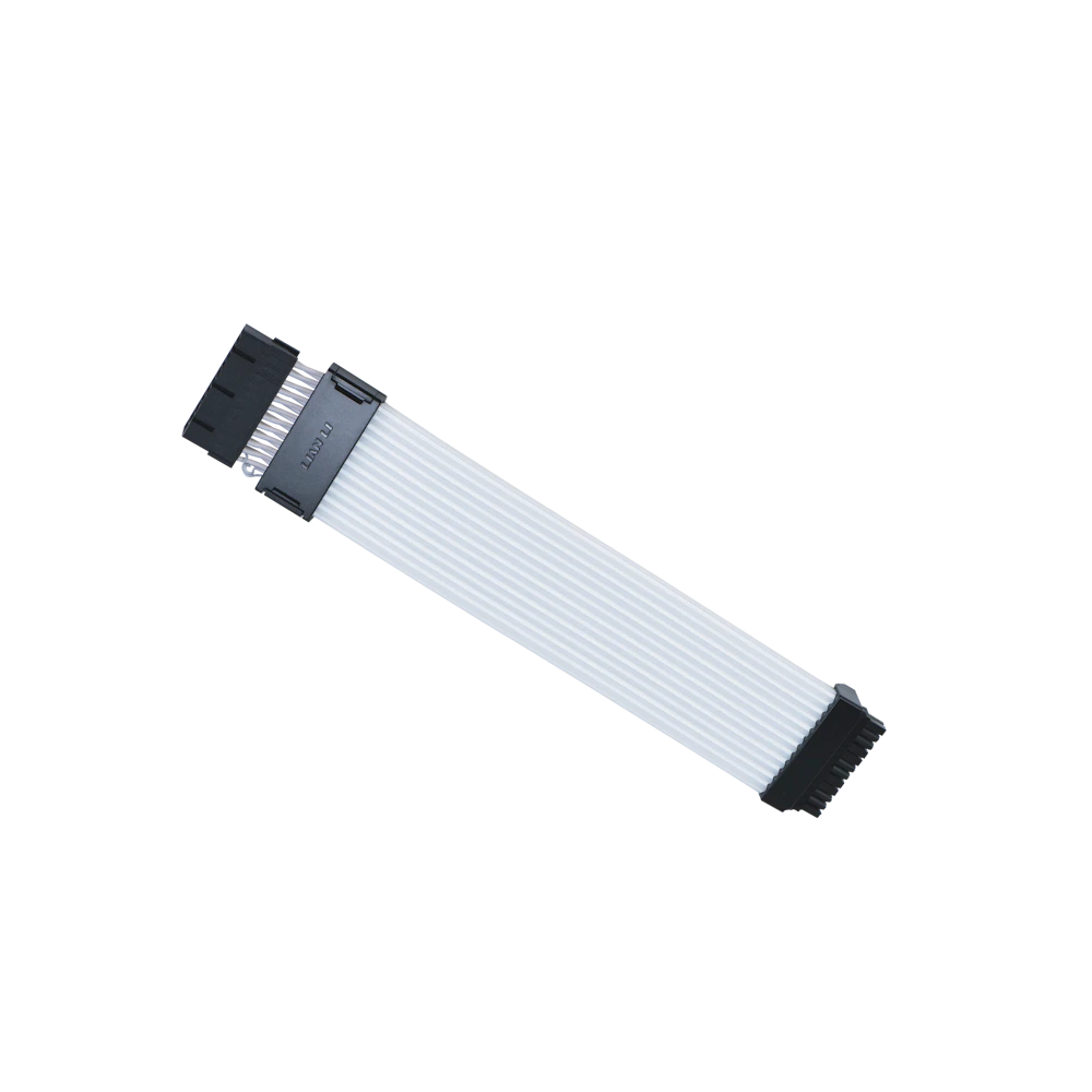 A large main feature product image of Lian Li Strimer Wireless 24-Pin ATX ARGB LED Extension Cable (w/ RF Wireless Controller)