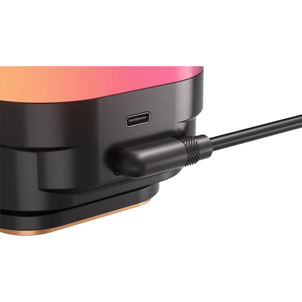 A large main feature product image of Corsair iCUE LINK TITAN 240 RX LCD - 240mm AIO Liquid CPU Cooler (Black)