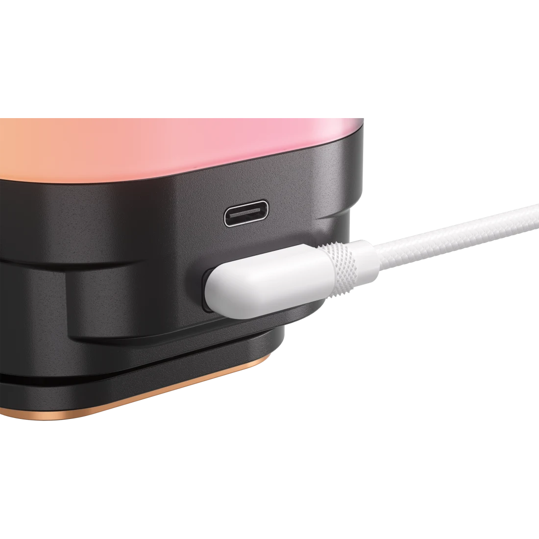 A large main feature product image of Corsair iCUE LINK TITAN 360 RX LCD - 360mm AIO Liquid CPU Cooler (White)