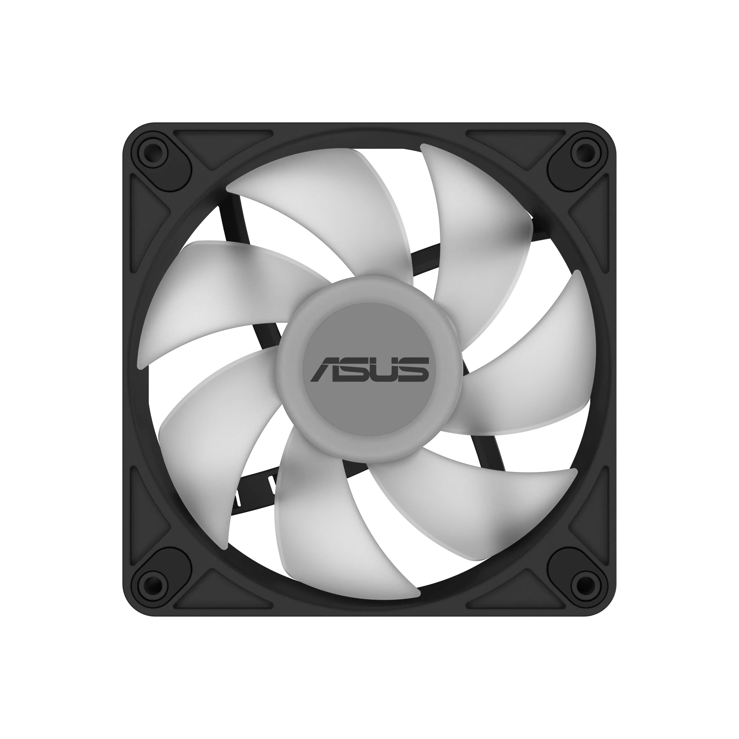 A large main feature product image of ASUS AR120 ARGB 120mm Black PWM Cooling Fan 