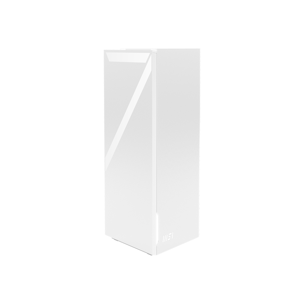 A large main feature product image of MSI Roamii BE Lite Dual Band WiFi 7 Mesh System - 1 Pack