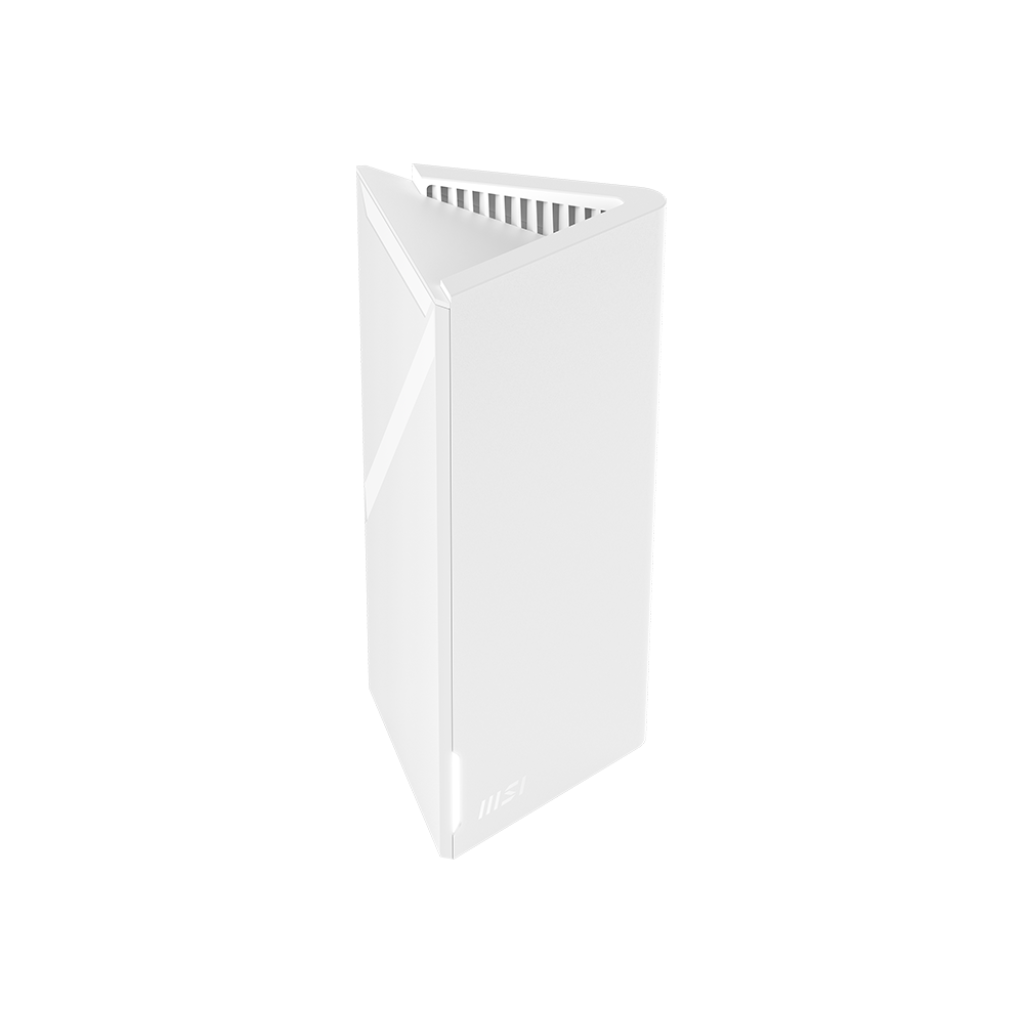 A large main feature product image of MSI Roamii BE Lite Dual Band WiFi 7 Mesh System - 1 Pack