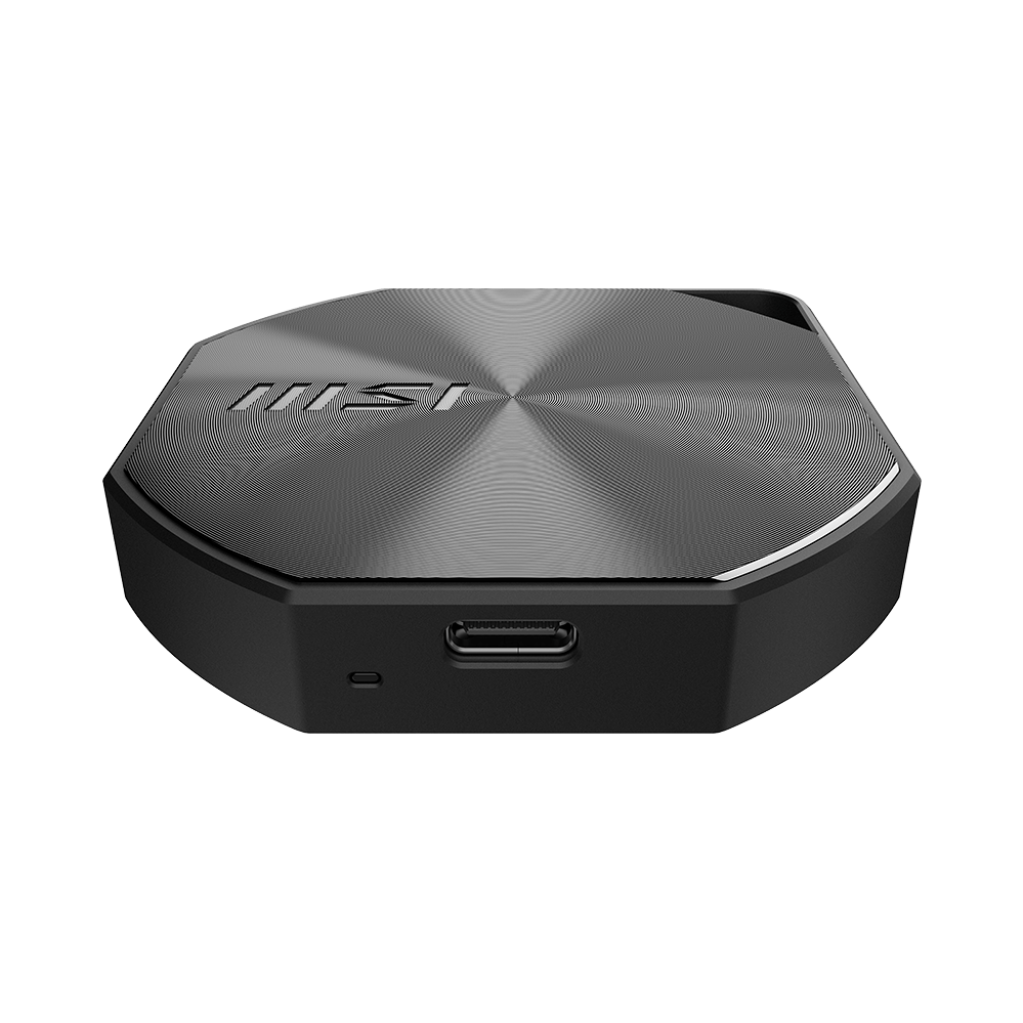 A large main feature product image of MSI DataMag 20Gbps Magnetic Portable SSD - 2TB