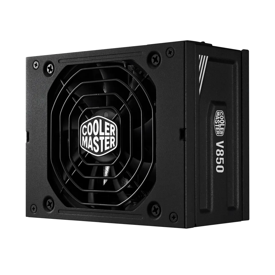 A large main feature product image of Cooler Master V SFX Gold 850W PCIe 5.1 ATX 3.1 Modular PSU
