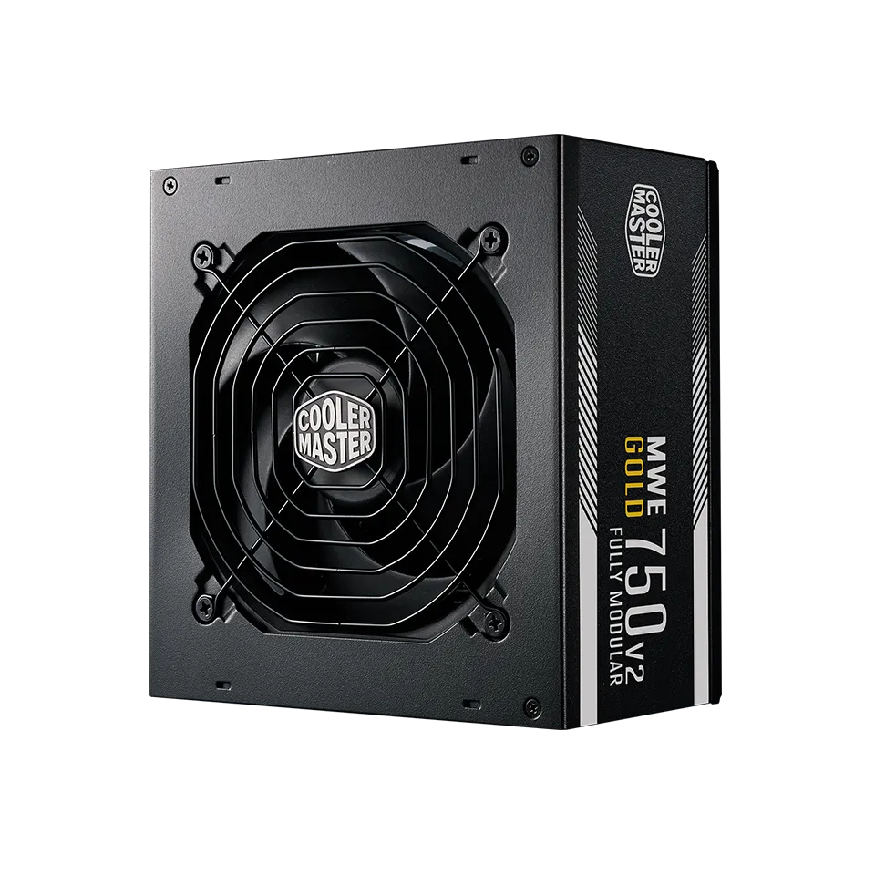 A large main feature product image of Cooler Master MWE Gold V2 750W ATX 3.1 Modular PSU