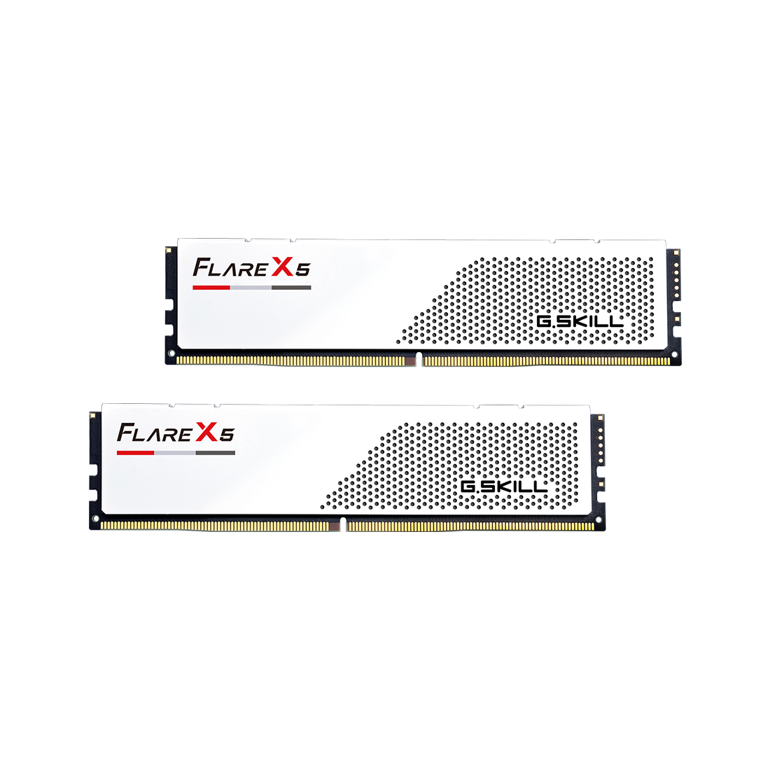 A large main feature product image of G.Skill Flare X5 64GB Kit (2x32GB) XMP/EXPO DDR5-6000 C36 - White