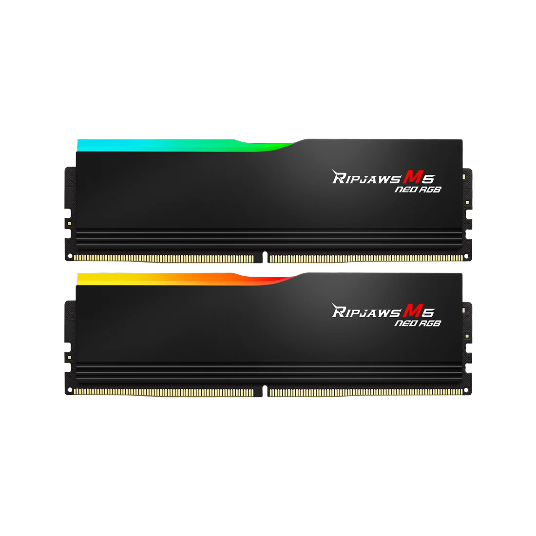 A large main feature product image of G.Skill Ripjaws M5 Neo RGB 64GB Kit (2x32GB) XMP/EXPO DDR5-6000 C36