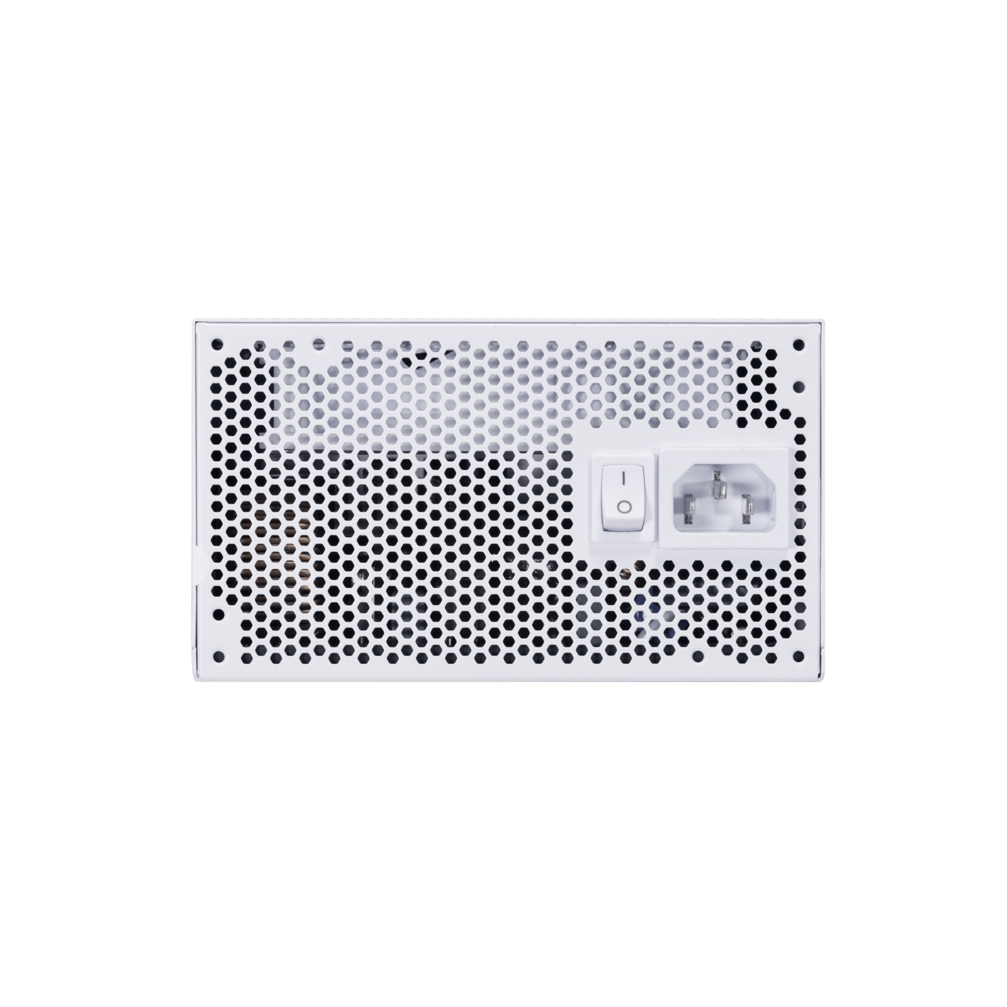 A large main feature product image of Lian Li Edge 1000W Platinum PCIe 5.1 ATX 3.1 Modular PSU (White)