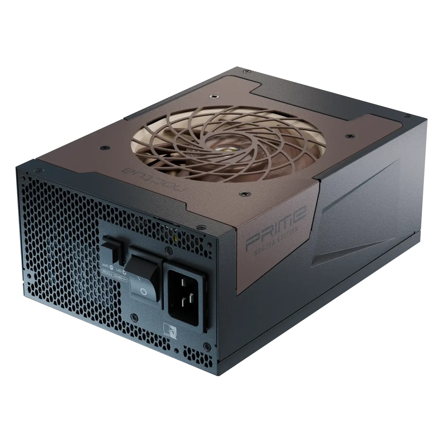 A large main feature product image of Seasonic PRIME TX 1600W Titanium PCIe 5.1 ATX 3.1 Modular PSU (Noctua Edition)