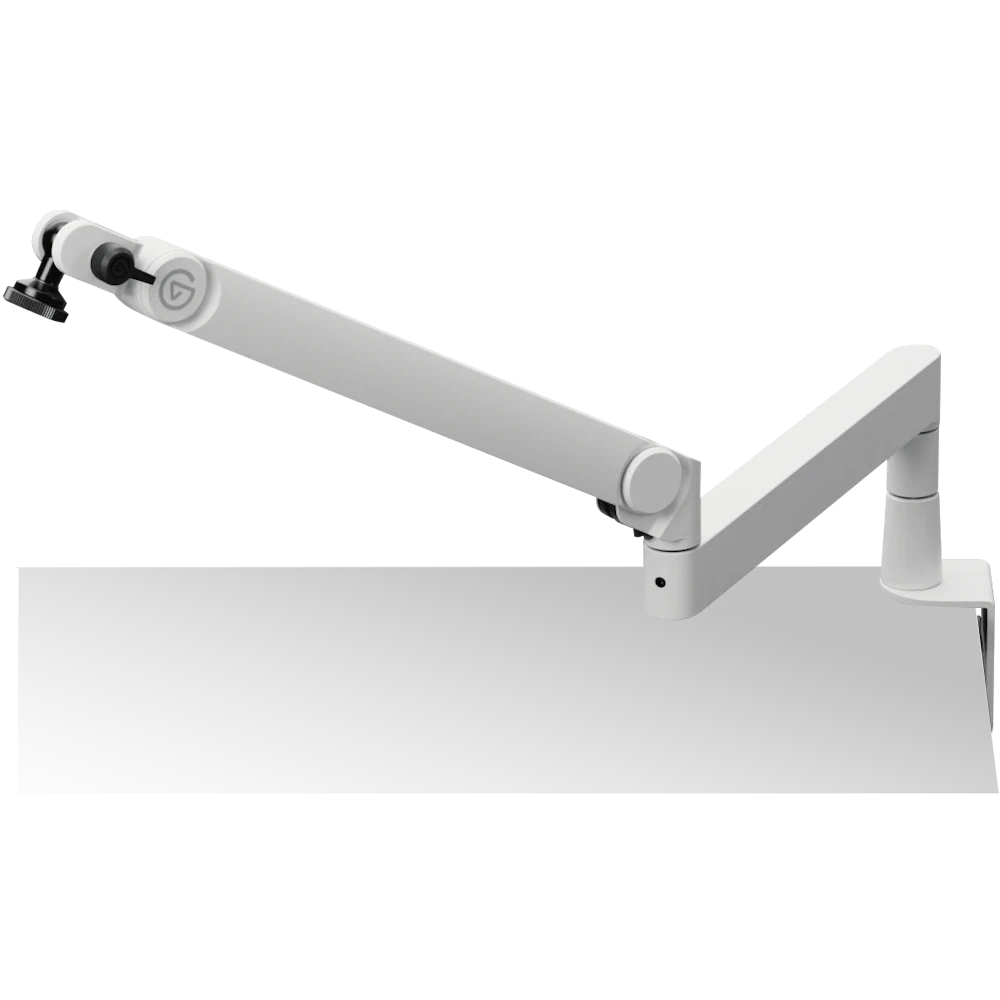 A large main feature product image of Elgato Wave Mic Arm Pro - White