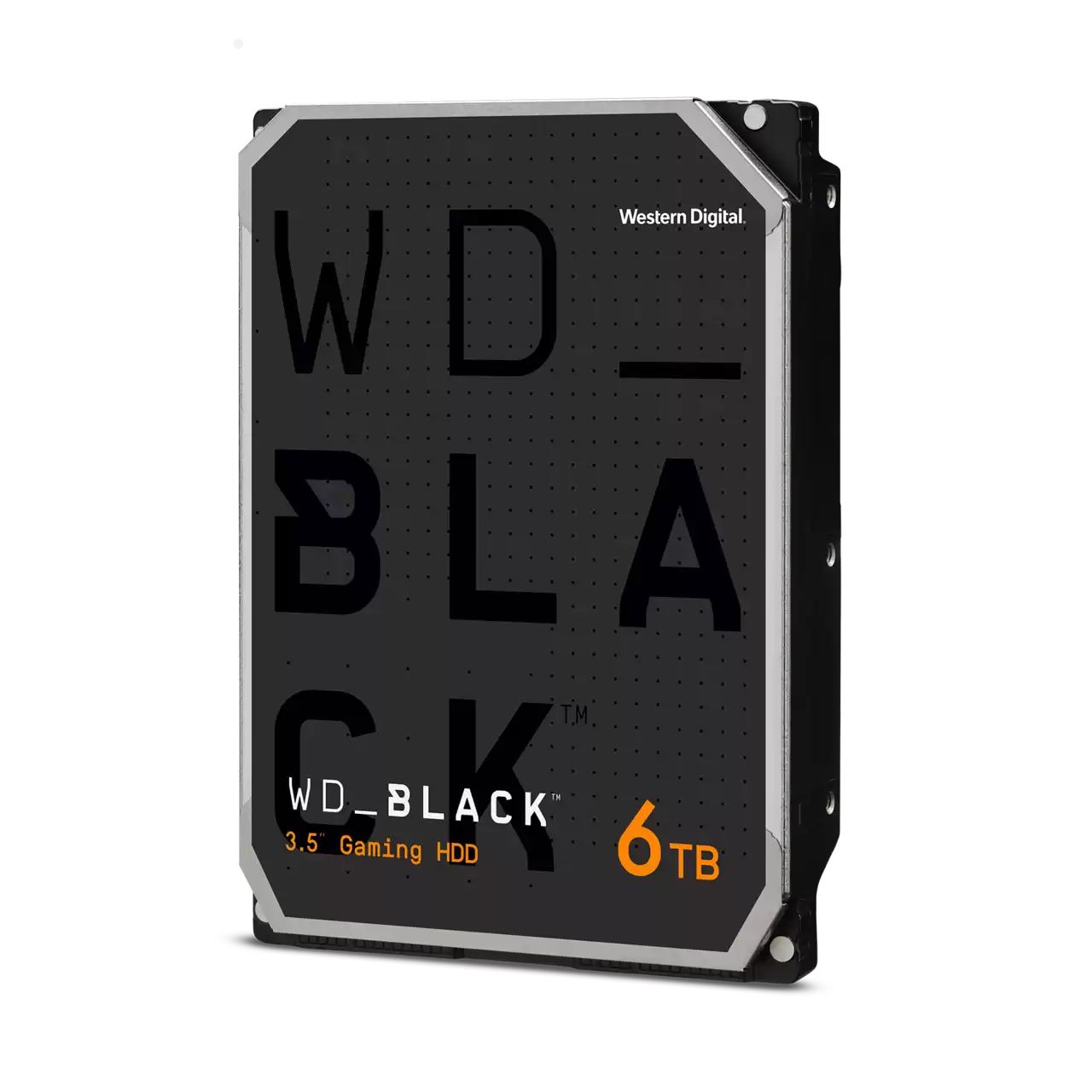A large main feature product image of WD_BLACK 3.5" Gaming HDD - 6TB 256MB 