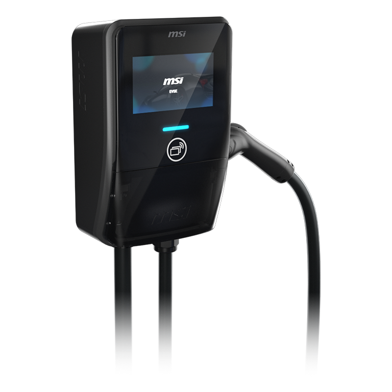 A large main feature product image of MSI Smart EV Charger EV Premium