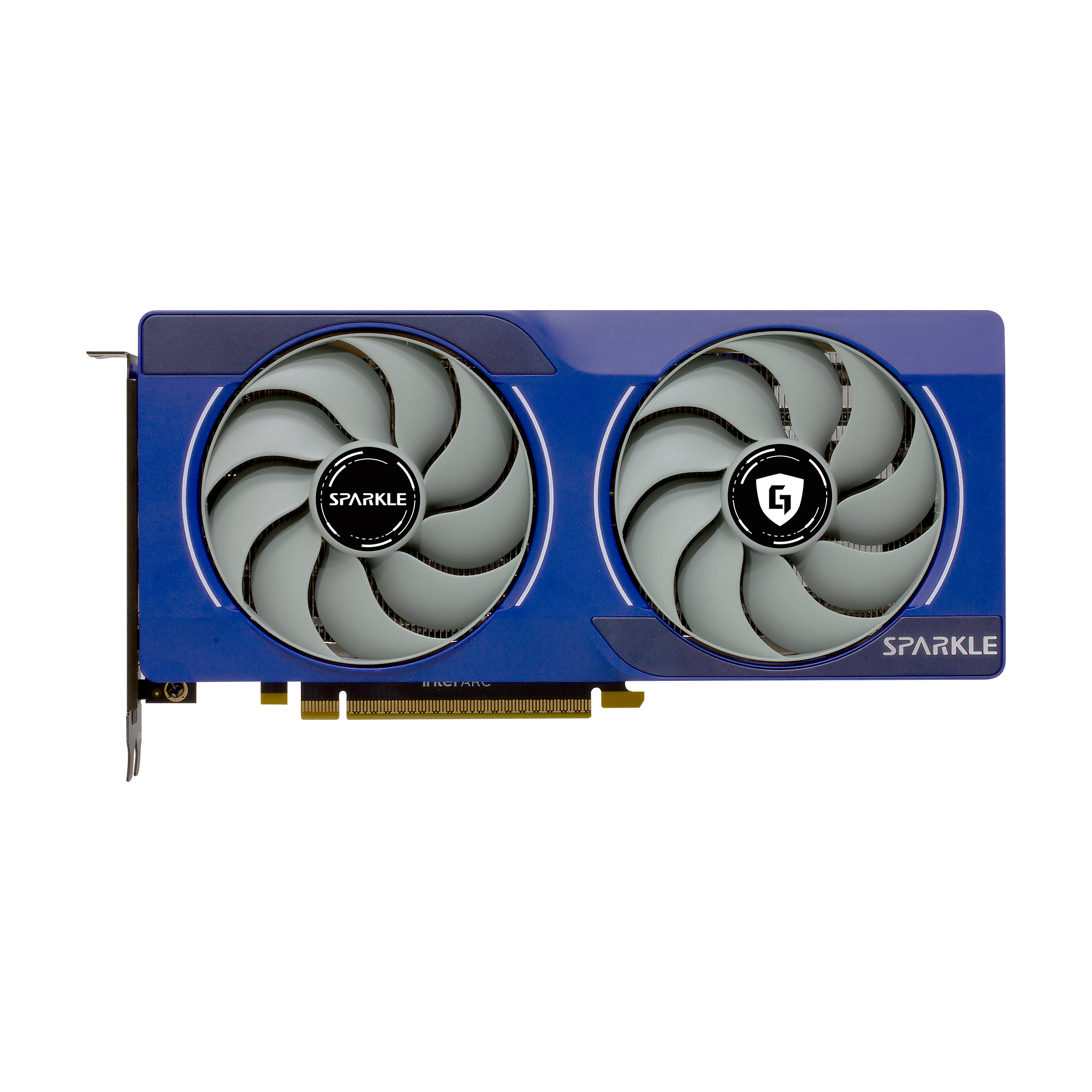 A large main feature product image of SPARKLE Intel Arc Battlemage B570 GUARDIAN OC 10GB GDDR6