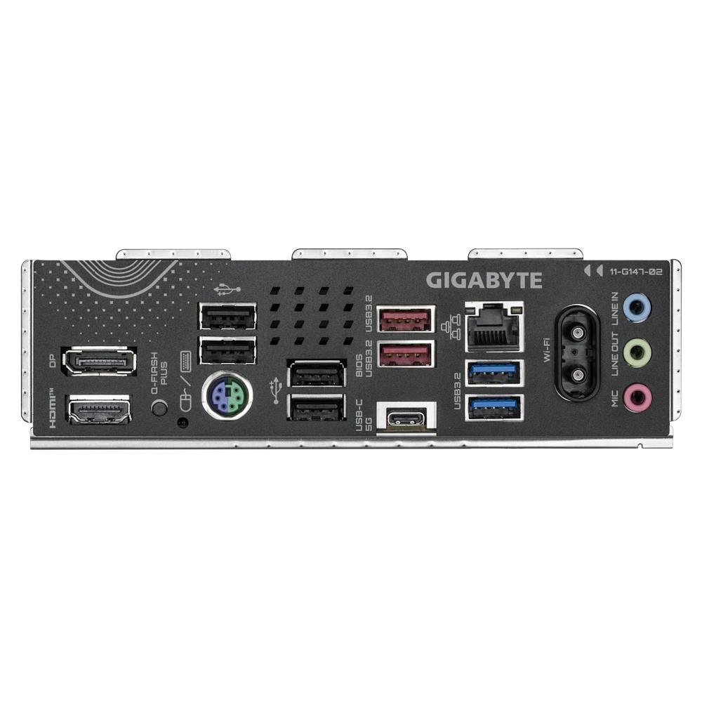 A large main feature product image of Gigabyte B850 EAGLE WiFi6E AM5 ATX Desktop Motherboard
