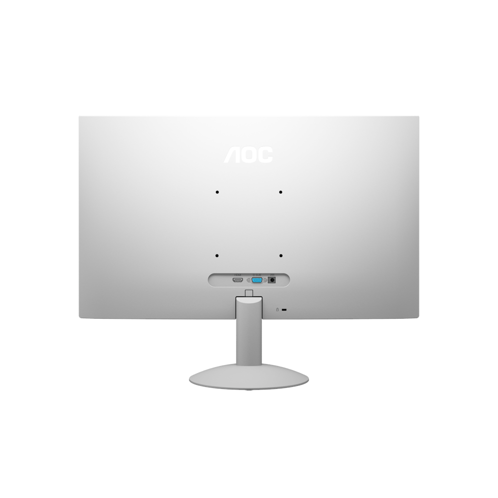 A large main feature product image of AOC 24B30H2/BW - 24" 1080p 120Hz IPS Monitor (White)