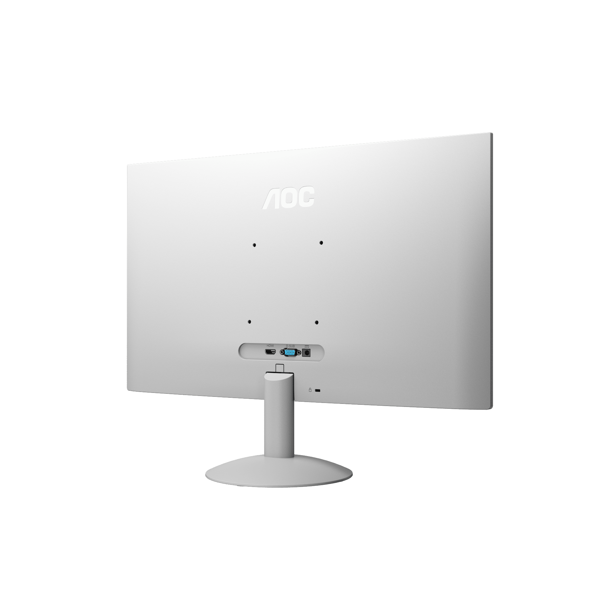 A large main feature product image of AOC 24B30H2/BW - 24" 1080p 120Hz IPS Monitor (White)