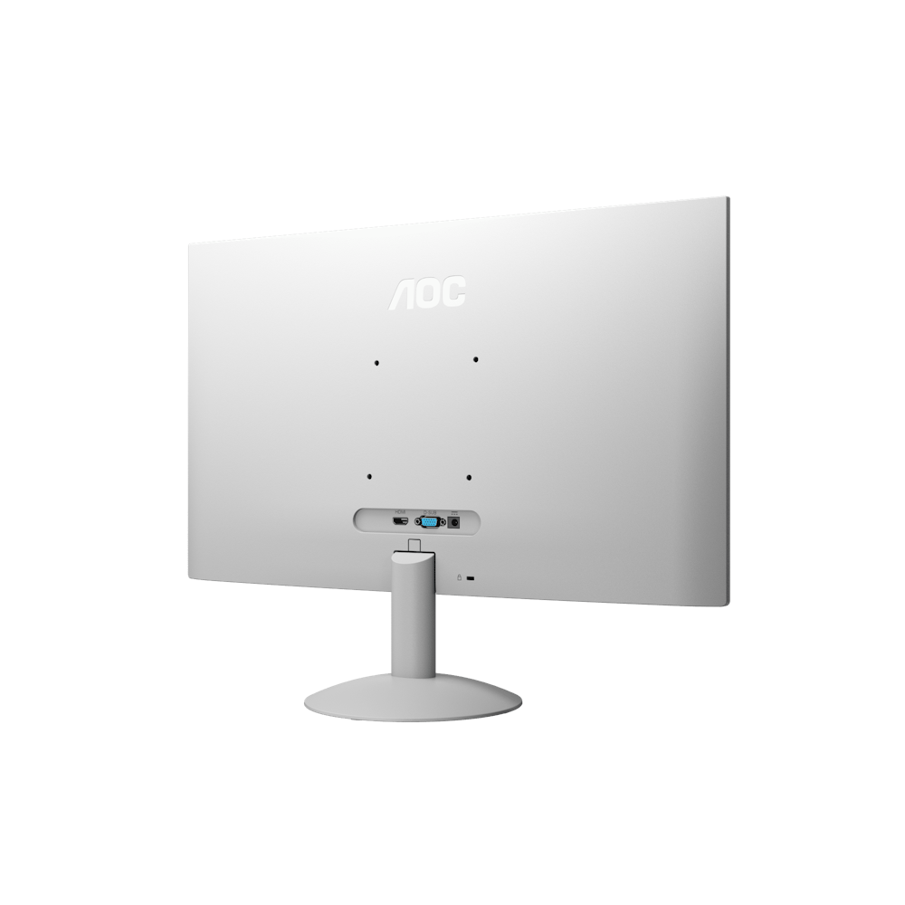 A large main feature product image of AOC 24B30H2/BW - 24" 1080p 120Hz IPS Monitor (White)